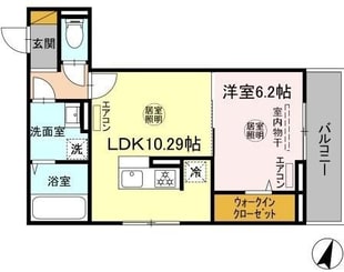 仮)D-room末広4丁目A棟の物件間取画像